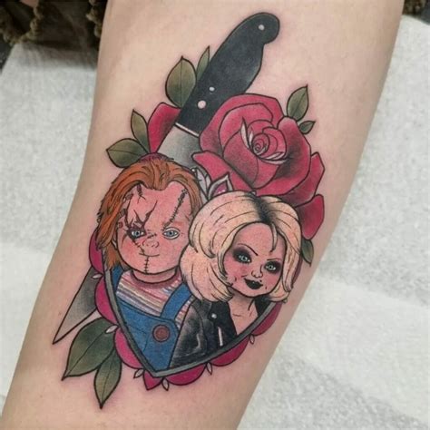 does chucky have a tiffany tattoo|chucky's girlfriend tattoo.